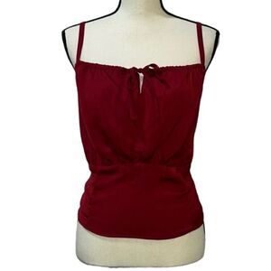 Torrid Satin Tie-Front Sleeveless Crop Top